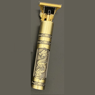 Skull Vintage Trimmer | De Barber Trend van dit jaar! - Oplaadbaar incl. Opzetstukken Dragon Goud