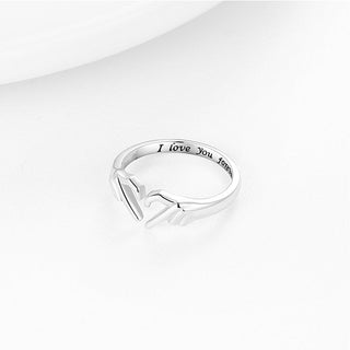 MEELANO Til min smukke datter - I Love You Forever Ring