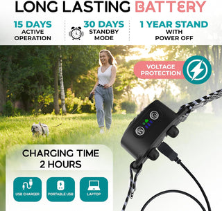 BarkEase Anti-Blaf Halsband voor Kleine Honden