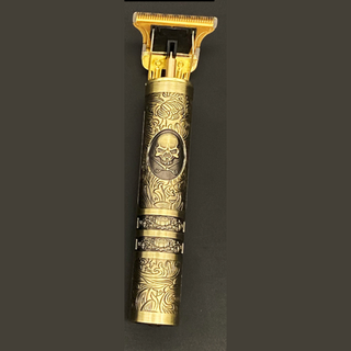 Skull Vintage Trimmer | De Barber Trend van dit jaar! - Oplaadbaar incl. Opzetstukken Skull Goud