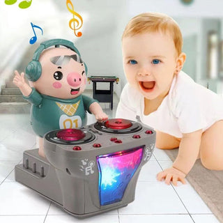 MEELANO DJ Swinging Pig legetøj