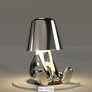 HUE - Karakter Lamp voor Stijlvolle Verlichting Zilver Mr. What