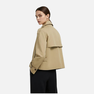 Ancienne Monde | Dames Korte Trenchcoat met Ceintuur
