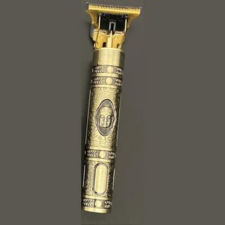 Skull Vintage Trimmer | De Barber Trend van dit jaar! - Oplaadbaar incl. Opzetstukken Buddha Goud