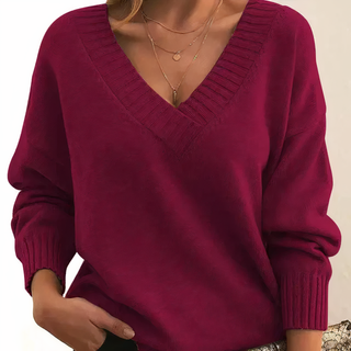 Herfst Luxe Kasjmiertrui - Isabella Rood