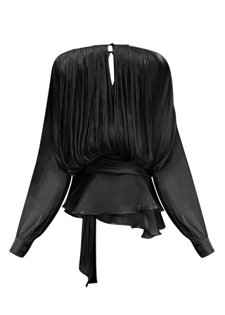 Bersh | Dames Geplisseerde Mini-Feestjurk – Lichtgewicht Lurex Chiffon met Glans
