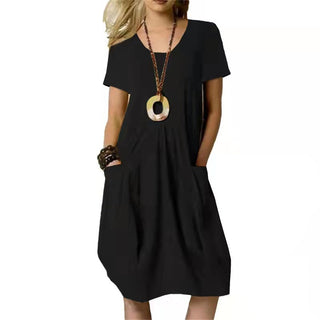 Passion | Midi-jurk voor dames – Kniehoog design zwart