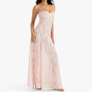 Pamelo | Dames Jurk in Korsetstijl – Accentueert Rondingen & Elegante Pasvorm Roze