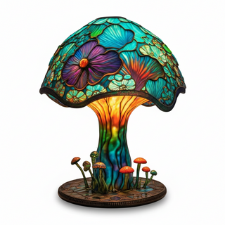 AuraGlass – Magische gekleurde glazen lamp voor een ontspannen sfeer