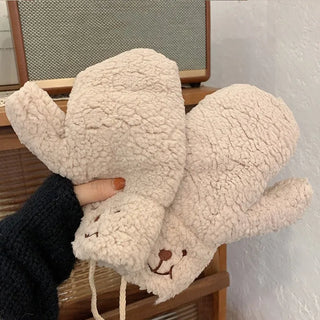 MEELANO Bamse vanter | Blød og dejlig varm - Olise Beige B