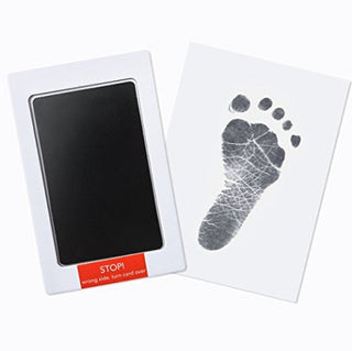 Inktvrije Baby Hand- en Voetafdruk Kit - Rommelvrije Herinnering Fotolijst Set, Veilige Pasgeboren Hand- en Voetafdruk Maker voor Nieuwe Ouders
