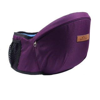 Ergonomische Baby Heupdrager - Taille Krukdrager met Opbergruimte, Comfortabele Voorwaartse Ondersteuning voor Baby's & Peuters Lavendel