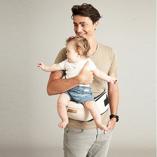 Ergonomische Baby Heupdrager - Taille Krukdrager met Opbergruimte, Comfortabele Voorwaartse Ondersteuning voor Baby's & Peuters