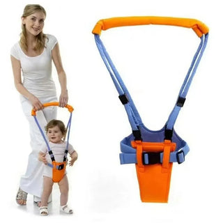 Baby Loopharnas & Leerhulp - Verstelbare Peuter Loophulp met Veiligheidsteugels en Steunband