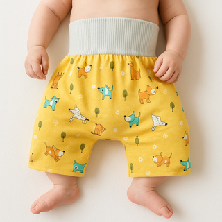 Herbruikbare Baby Trainingsbroekjes - Waterdicht Absorberend Stoffen Zindelijkheidstraining Broekje & Rokje, Wasbare Peuterluier voor Dag & Nacht