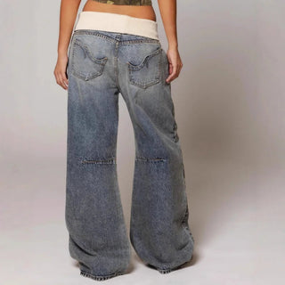 Dames Baggy Jeans met Steekzakken