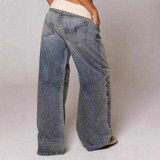 Dames Baggy Jeans met Steekzakken
