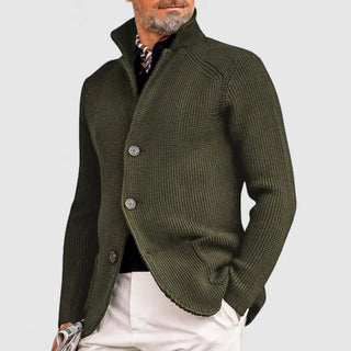 Ben | Warme Luxe Jas Olijfgroen