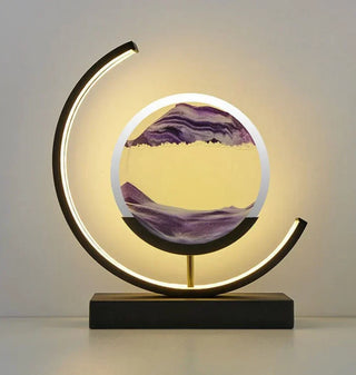 Harmonie Zandlandschap Lamp - Serenova Zwart Paars