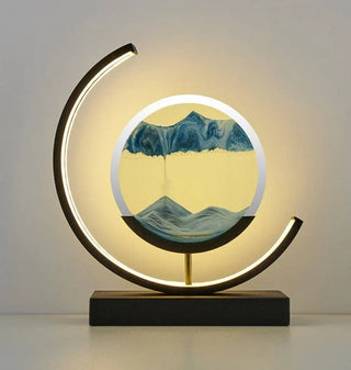 Harmonie Zandlandschap Lamp - Serenova Zwart Blauw