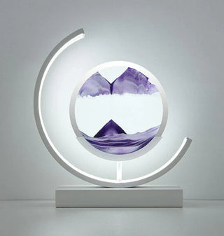 Harmonie Zandlandschap Lamp - Serenova Wit Paars