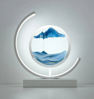 Harmonie Zandlandschap Lamp - Serenova Wit Blauw