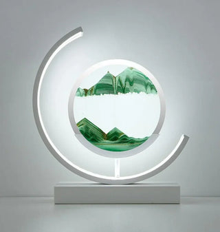 Harmonie Zandlandschap Lamp - Serenova Wit Groen