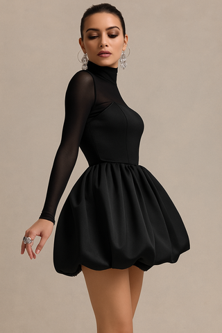 Rogue | Vrouwen Mini-jurk – Pofrok met Glamoureuze & Vrouwelijke Flair