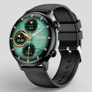 Celina | Premium Smartwatch - Stijl en Functie in Perfecte Harmonie Zwart Siliconen