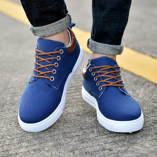 David Sneakers | Stoere herensneakers met witte zool