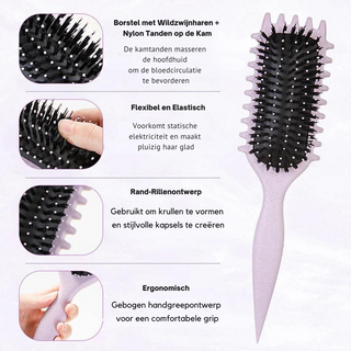 Stylingborstel voor krullend haar: voor moeiteloos perfecte krullen