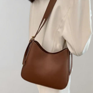 Dames Crossbody Tas Vegan Leer Minimalistisch Ontwerp