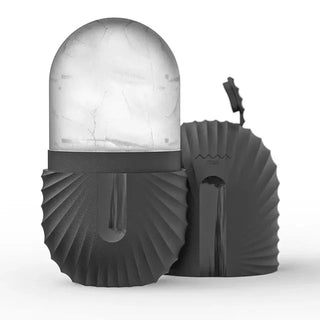 MEELANO Ice-Face Roller til huden Sort