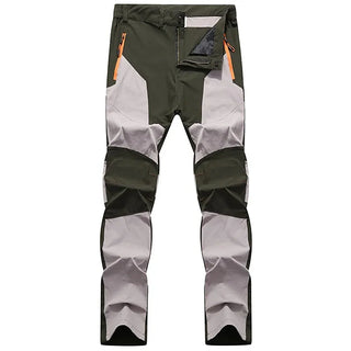 Waterdichte en Winddichte Outdoor Broek voor Heren met Verstelbare Pasvorm | Ideaal voor de Herfst Khaki Wit