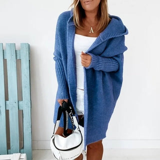 CarriMax | Knuffelvest met capuchon Blauw