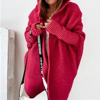 CarriMax | Knuffelvest met capuchon Rood