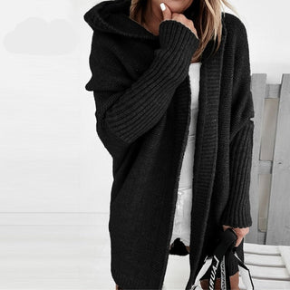 CarriMax | Knuffelvest met capuchon Zwart