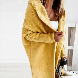 CarriMax | Knuffelvest met capuchon Geel