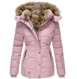 Catharina | Stijlvolle warme winterjas voor dames Roze
