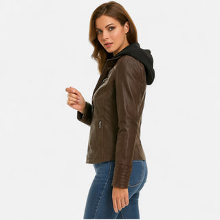 Ancienne Monde | Dames Leren Jas Tijdloze Elegantie