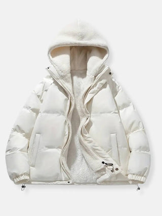 Chloé | Warme winterjas met ritssluiting voor dames Wit