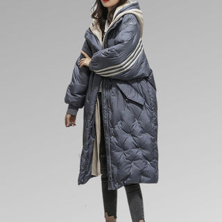 Christel | Premium warme gewatteerde jas voor dames Blauw
