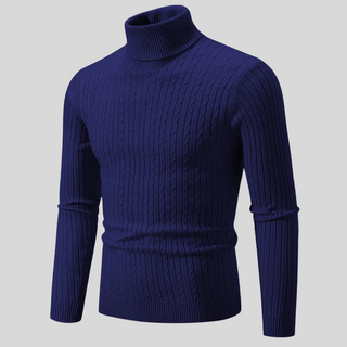 Christoph | Geribbelde Coltrui Marineblauw