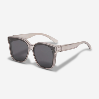ClipShades | Stijlvolle zonnebrillen voor brildragers – De perfecte zonbescherming voor uw bril Klassiek Grijs