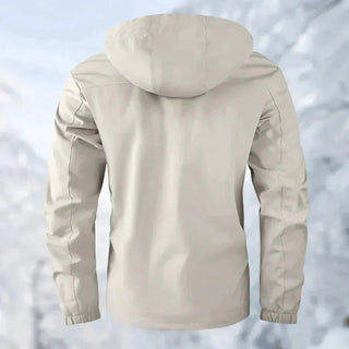 Cole | Heren Wind- & Waterdicht Outdoorjack Wit