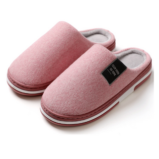 Comfortabele unisex slippers, warm en comfortabel voor thuis. Roze