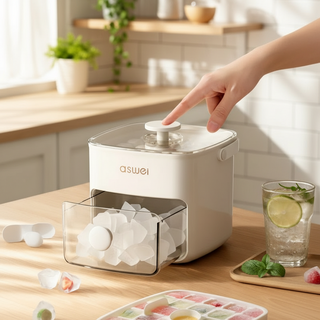 Aanrecht IJsblokjesmachine voor Thuisbar & Feestjes - Snelle Voedselveilige IJsmachine