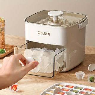 Aanrecht IJsblokjesmachine voor Thuisbar & Feestjes - Snelle Voedselveilige IJsmachine