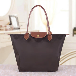 Dames luxe Oxford schoudertas Oxnard, elegante metgezel koffie