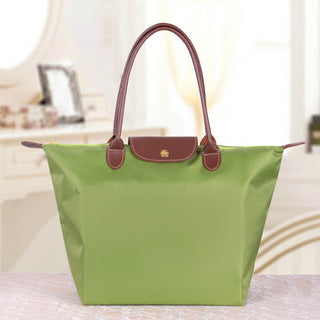 Dames luxe Oxford schoudertas Oxnard, elegante metgezel Lichtgroen